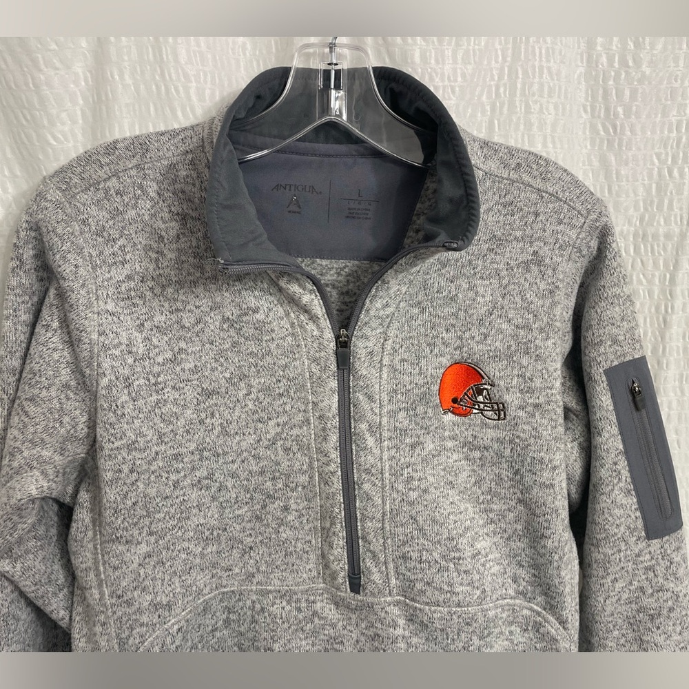 Cleveland Browns Quarter Zip Pullover - Women’s Large